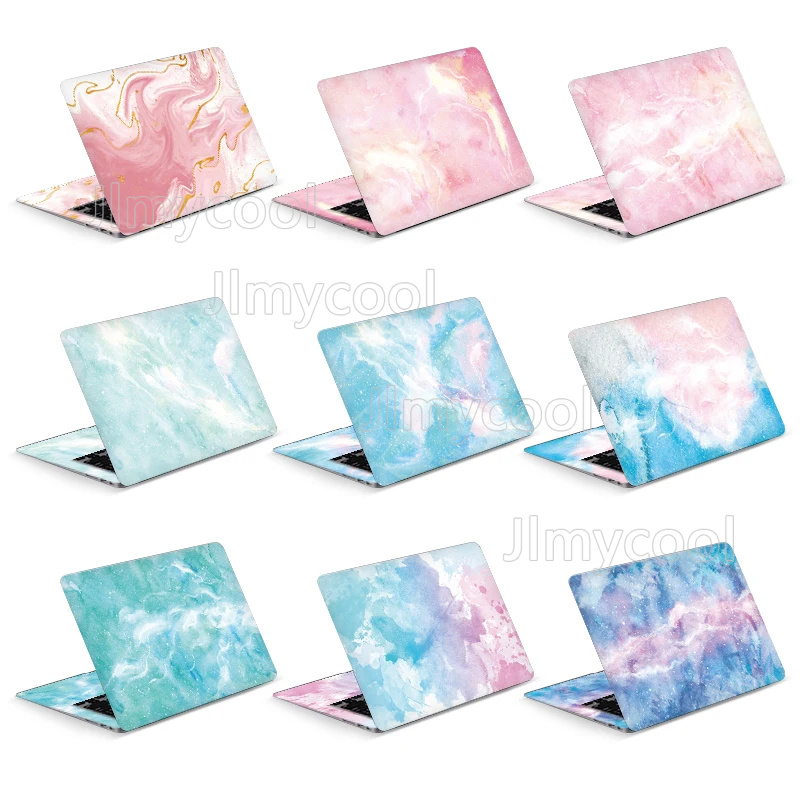 Laptop Accessories Pink - Capa aquarela para laptop, adesivos à