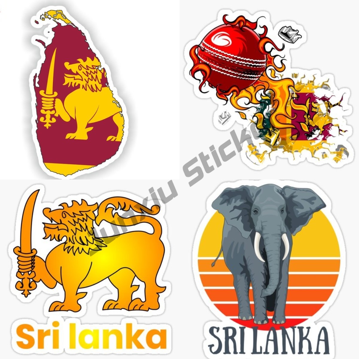 Laptop Accessories Sri Lanka - Adesivo Do Carro Do Sri Lanka