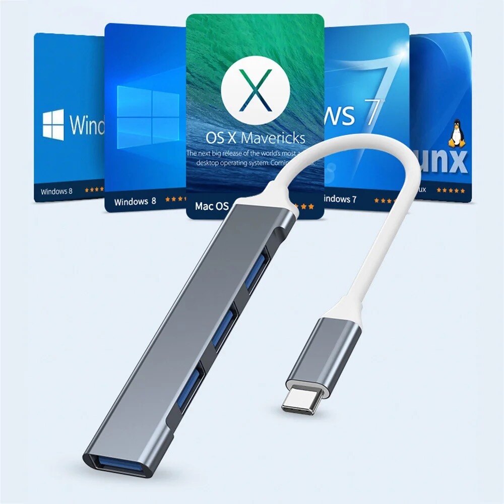 Hub USB 3.0 com 4 portas, divi - Xiaomi Laptop Accessories avaliação e preço