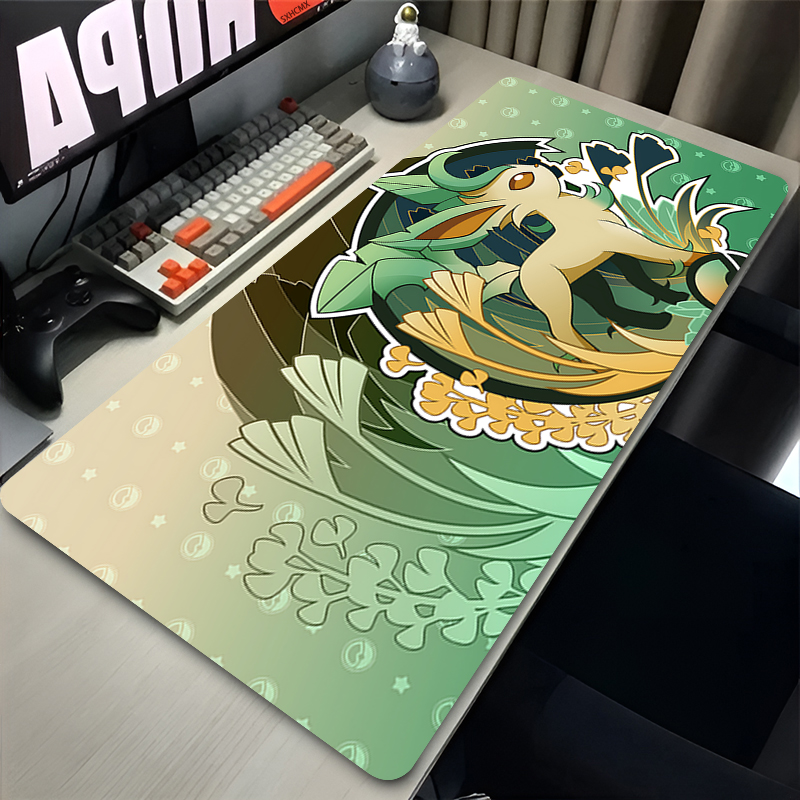 Mouse Pad Gamer P-pokemon Leaf - Laptop Accessories Table avaliação e preço