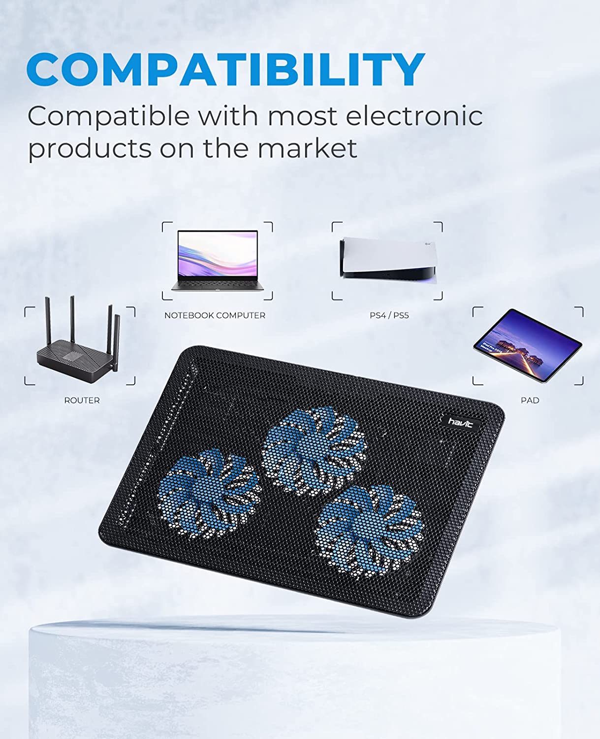 Almofada de resfriamento para  - Laptop Accessories Cooling Pad avaliação e preço