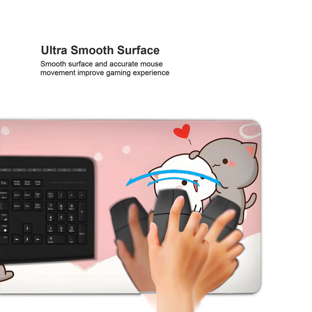 Mouse Pad Gamer XXL Kawaii 900 - Laptop Accessories Pink avaliação e preço