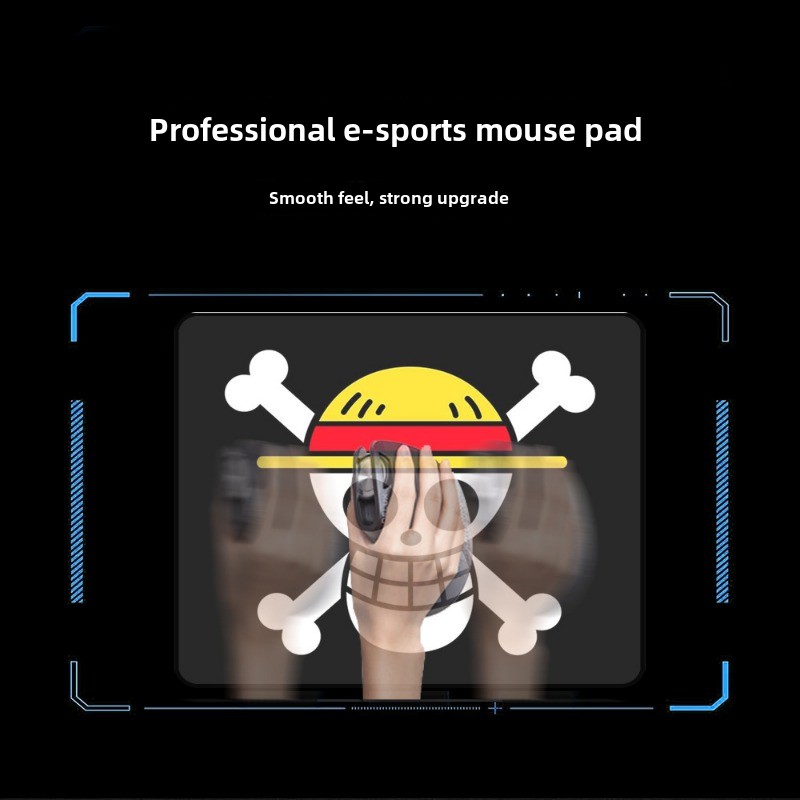 Mouse pad de caveira luffy, pe - Laptop Accessories Table avaliação e preço