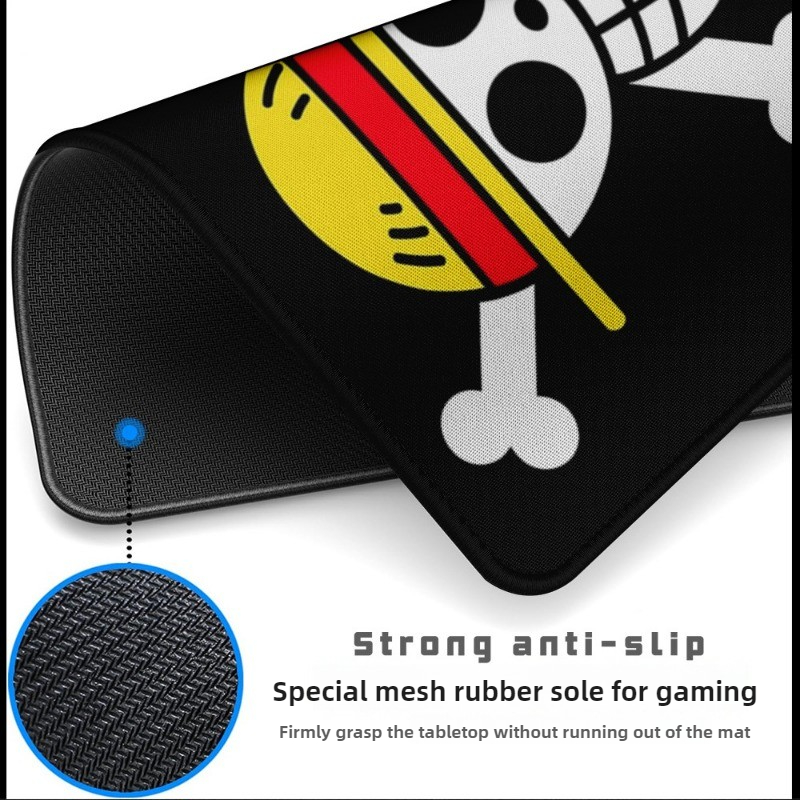Mouse pad de caveira luffy, pe - Laptop Accessories Table avaliação e preço