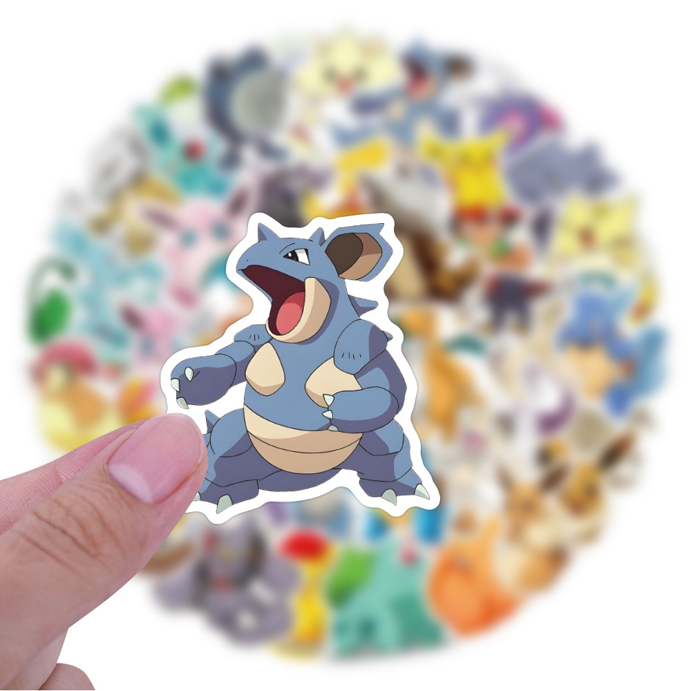 50/60pcs Adesivos de Anime Pok - Laptop Accessories Kids avaliação e preço