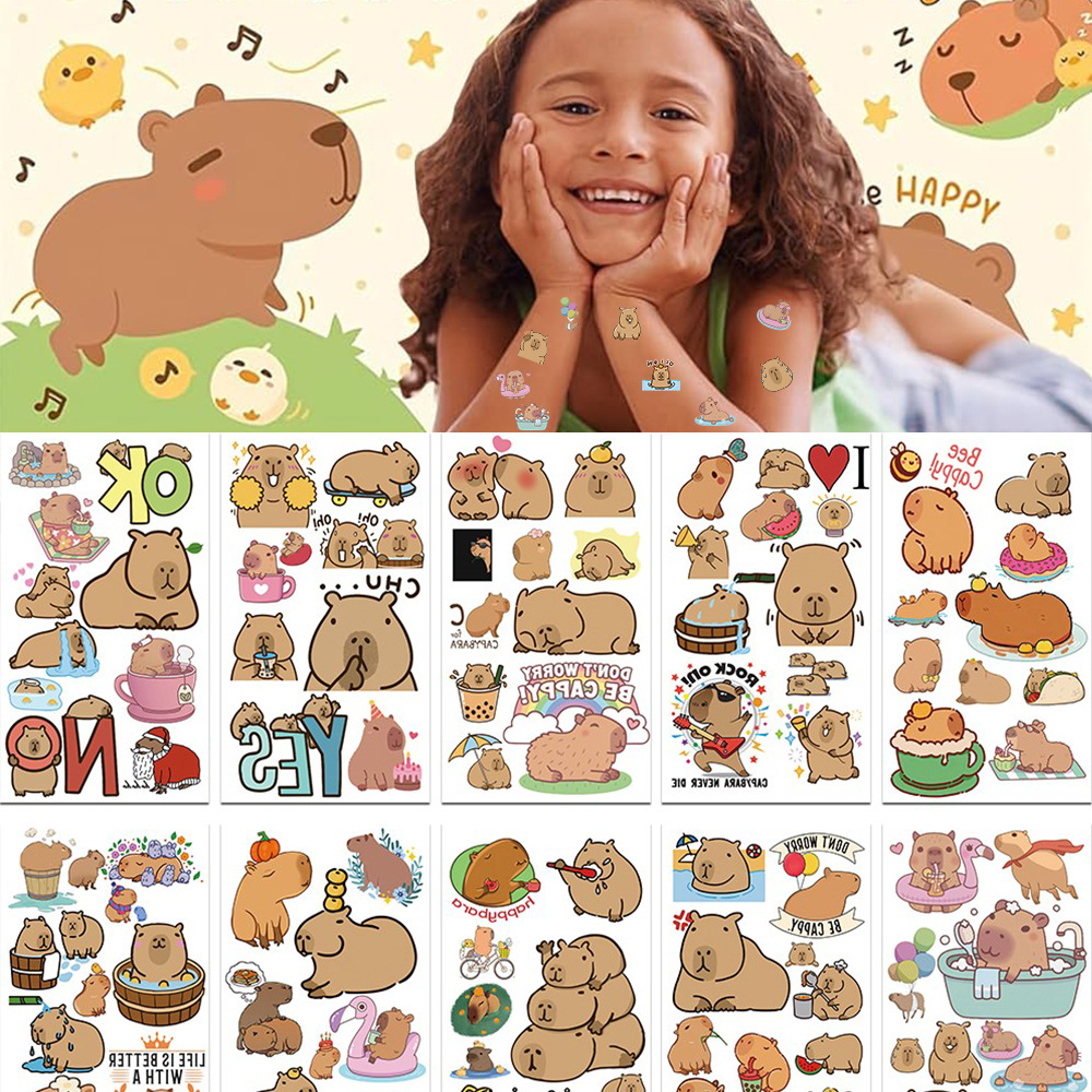 10 peças de adesivos de tatuag - Laptop Accessories Kids avaliação e preço