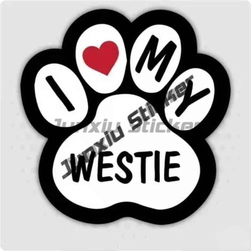 Westie adesivo eu amo meu west - Laptop Accessories Brand avaliação e preço